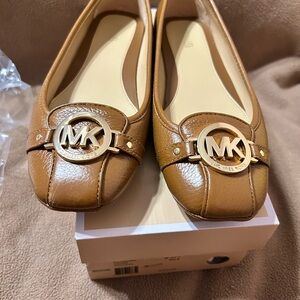 Michael Kors Women's Fulton Moccasin Leather Flats